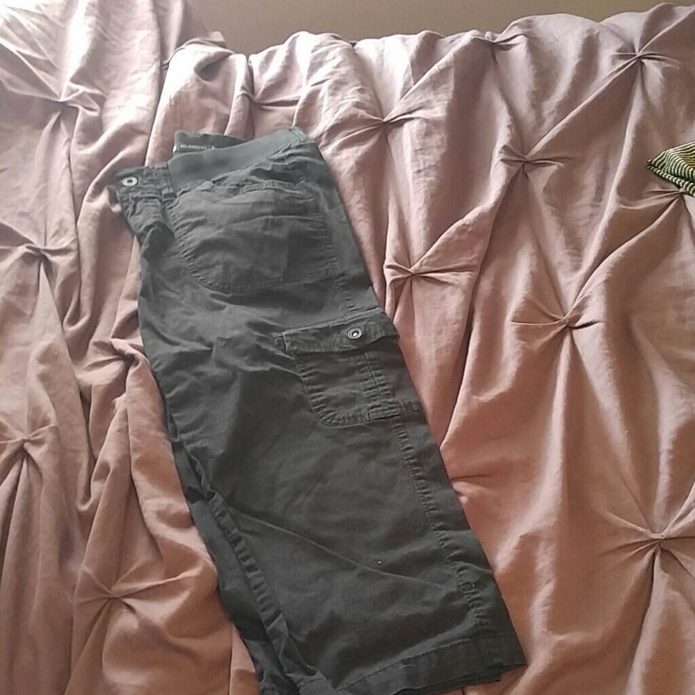 Ankle Pants with stretch waistband by lee